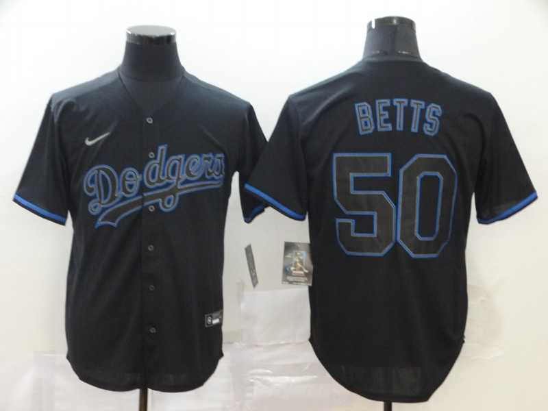 Dodgers 50 Mookie Betts Black Shadow 2020 Nike Cool Base Jersey,We sell and wholesale Dodgers 50 Mookie Betts Black Shadow 2020 Nike Cool Base Jersey on line form chian!